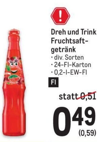 Metro Dreh und Trink Fruchtsaft-getränk 0,2-l Angebot