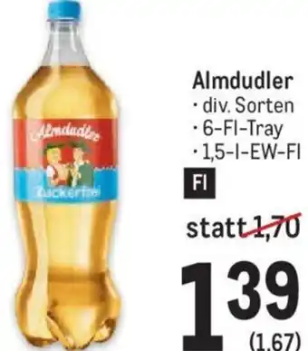 Metro Almdudler 1,5-l Angebot