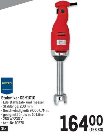 Metro Stabmixer GSM1010 Angebot