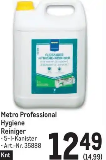 Metro Metro Professional Hygiene Reiniger 5-l Angebot