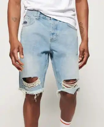 Superdry Loose denim shorts Angebot
