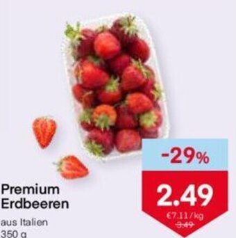 MPreis Premium Erdbeeren 350g Angebot