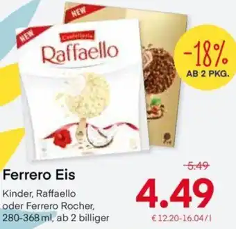 MPreis Ferrero Eis 280-368ml Angebot