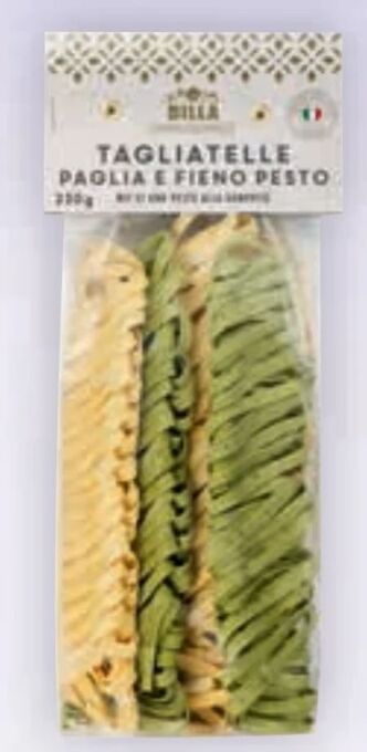 Billa Tagliatelle mit ei und pesto Angebot