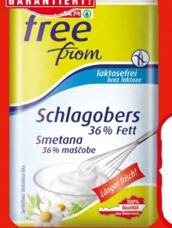 Spar Schlagobers Angebot