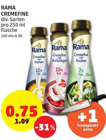 PENNY Rama Cremefine 250ml Angebot