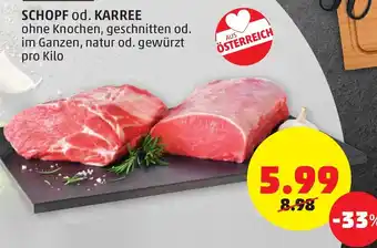 PENNY Schopf od. Karree 1kg Angebot