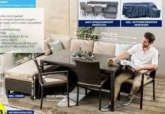 Hofer Bistro-set rattan Angebot