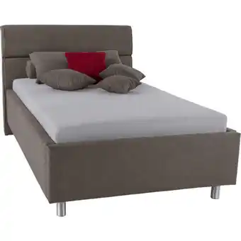 XXXLutz Polsterbett 120/200 cm in schlammfarben Angebot