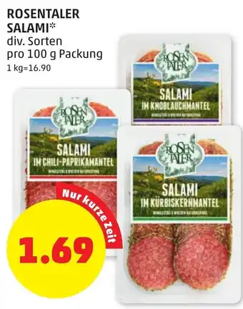 PENNY Rosentaler Salami 100g Angebot