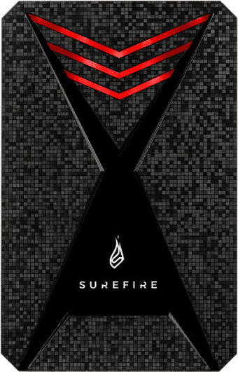 Media Markt Surefire 512gb festplatte gaming bunker ssd, usb-a/c, extern, r450/w430, rgb, schwarz Angebot