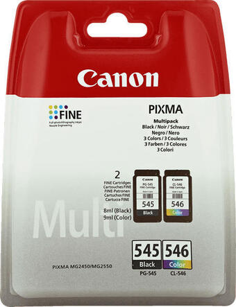 Media Markt Canon tintenpatronen multi-pack black+colour pg-545/cl-546 (8287b005) Angebot