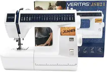 Media Markt Veritas 1340 jsba 21 denim nähmaschine (70 watt, 4-stufig) Angebot