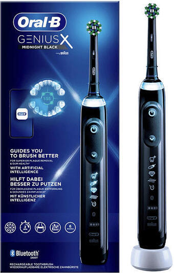 Media Markt Oral-b genius x elektrische zahnbürste midnight black Angebot