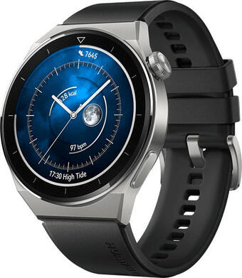 Media Markt Huawei watch gt3 pro 46mm titanium schwarz mit fluoroelastomerband smartwatch Angebot