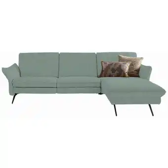 XXXLutz Ecksofa in chenille mintgrün Angebot