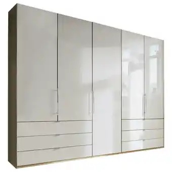 XXXLutz Falttürenschrank glasfront in eichefarben, champagner Angebot