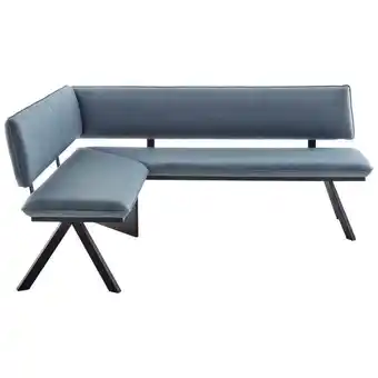 XXXLutz Eckbank 140/180 cm in schwarz, hellblau Angebot