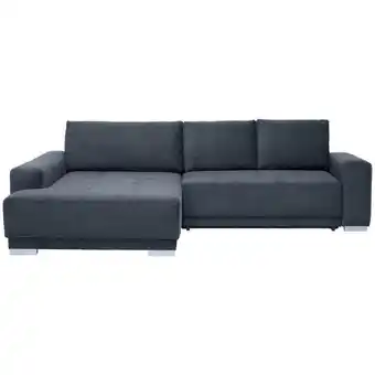 XXXLutz Ecksofa inkl. funktionen in flachgewebe anthrazit Angebot