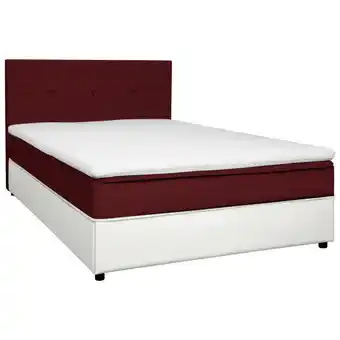 XXXLutz Boxbett 180/200 cm in rot, weiß Angebot