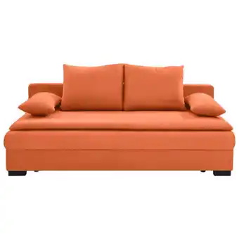 XXXLutz Schlafsofa in samt orange Angebot