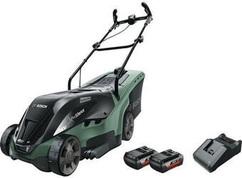 Hornbach Akku-rasenmäher bosch universalrotak 36-560 inkl. 2 akkus 2 ah / 36v und ladegerät Angebot