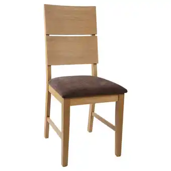XXXLutz Stuhl in holz, textil braun, eichefarben Angebot