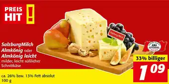 Nah&Frisch SalzburgMilch Almkönig oder Almkönig Leicht 100g Angebot