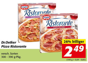 Nah&Frisch Dr. Oetker Pizza Ristorante 300-390 g Angebot
