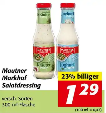 Nah&Frisch Mautner Markhof Salatdressing 300ml Angebot