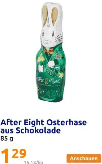 Action After Eight Osterhase aus Schokolade 85g Angebot