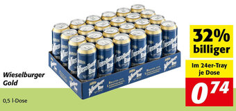 Nah&Frisch Wieselburger Gold 0,5L Angebot