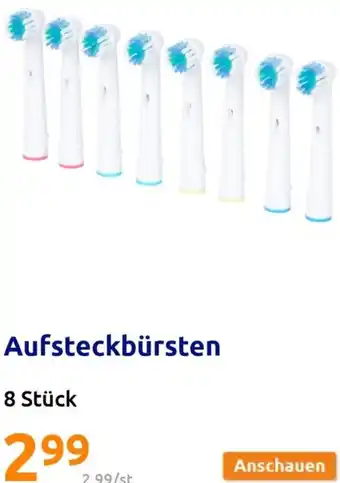 Action Aufsteckbürsten 8 Stk. Angebot