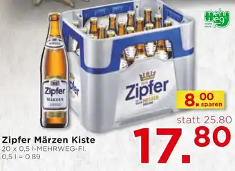 Unimarkt Zipfer Märzen Kiste 0.5l Angebot
