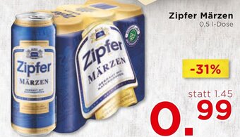 Unimarkt Zipfer Märzen 0,5l Angebot