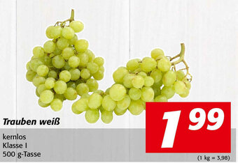 Nah&Frisch Trauben Weiß 500g Angebot