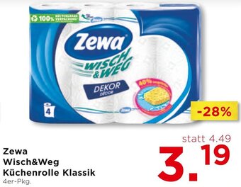 Unimarkt Zewa Wisch&Weg Küchenrolle Klassik 4er-Pkg Angebot