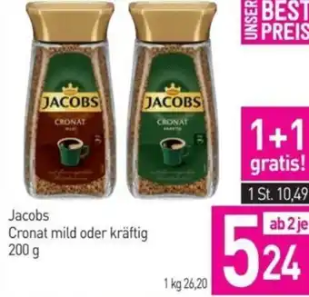 Sutterlüty Jacobs Cronat mild oder Kräftig 200g Angebot