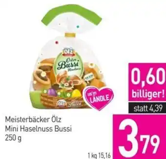 Sutterlüty Meisterbäcker Ölz Mini Haselnuss Bussi 250 g Angebot
