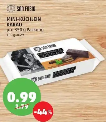 PENNY San Fabio Mini-Kuchlein Kakao 350g Angebot