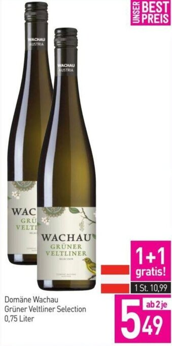 Sutterlüty Domäne Wachau Grüner Veltliner Selection 0,75 Liter Angebot