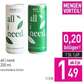 Sutterlüty All i need 250ml Angebot