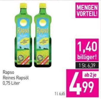 Sutterlüty Rapso Reines Rapsöl 0,75 Liter Angebot