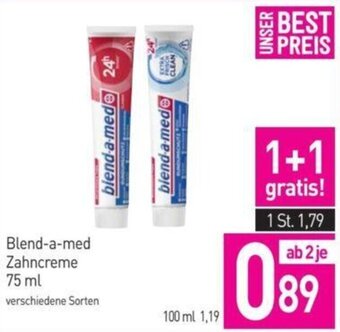 Sutterlüty Blend-a-med Zahncreme 75 ml Angebot
