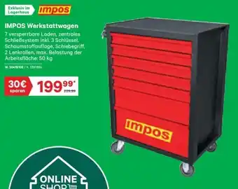 Lagerhaus Impos Werkstattwagen 50 kg Angebot