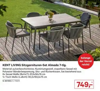 Lagerhaus Kent Living Sitzgarnituren-Set Almada 7-tlg Angebot