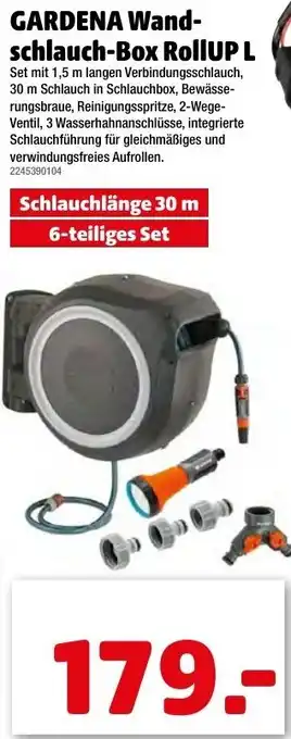 Liebmarkt Gardena Wandschlauch-Box RollUP L Angebot