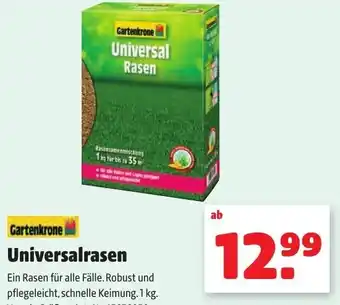 Liebmarkt Gartenkrone Universalrasen Angebot