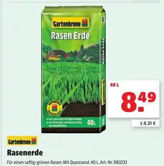 Liebmarkt Gartenkrone Rasenerde 40 L Angebot