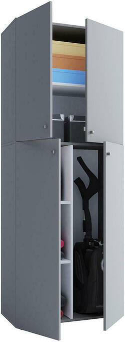 XXXLutz Mehrzweckschrank in grau Angebot